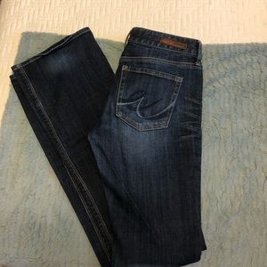 Express low rise jeans